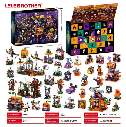 Halloween Pumpkin House Ghost House Building Blocks