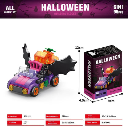 Halloween Pumpkin House Ghost House Building Blocks