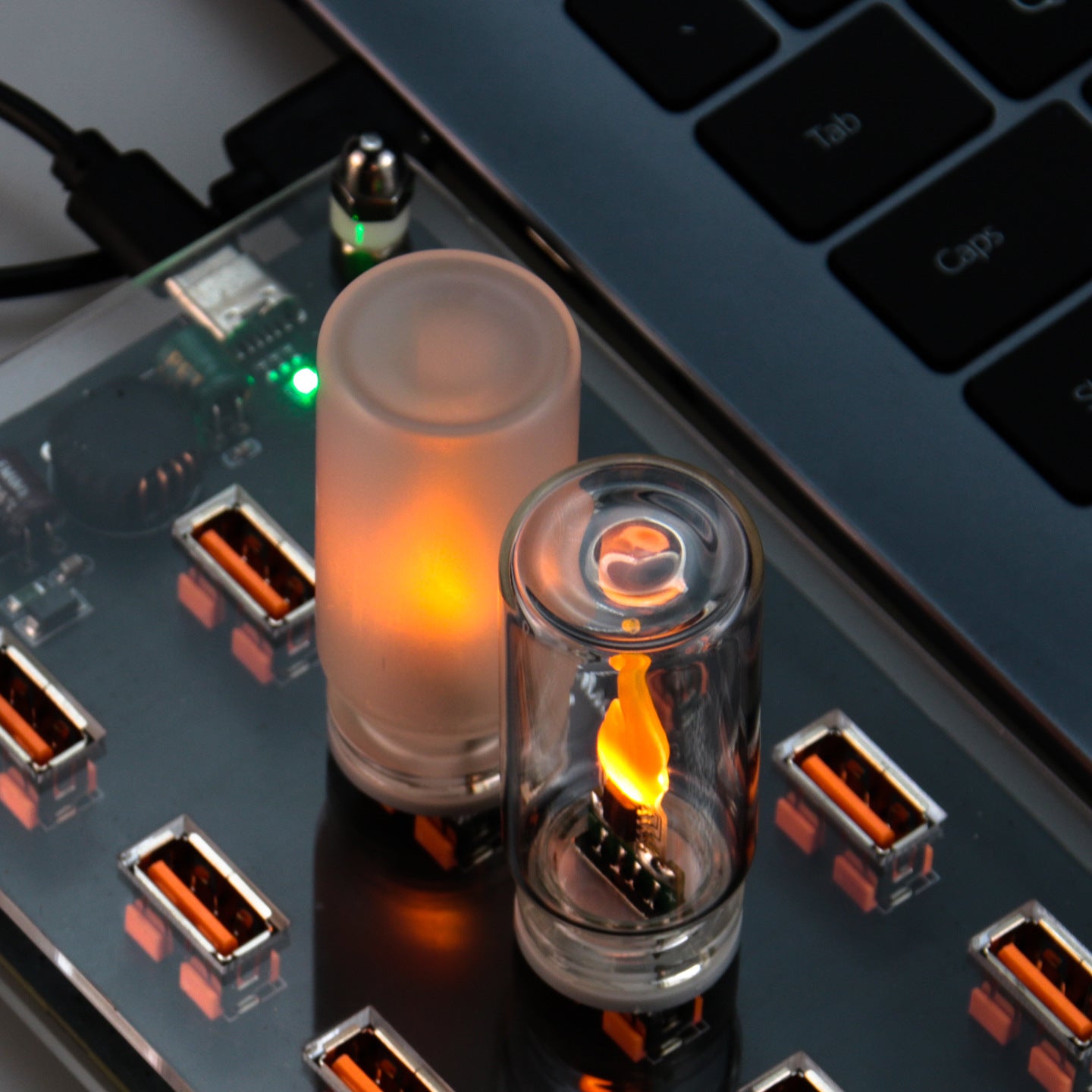 LED Simulation Flame Atmosphere Flame Candle Light